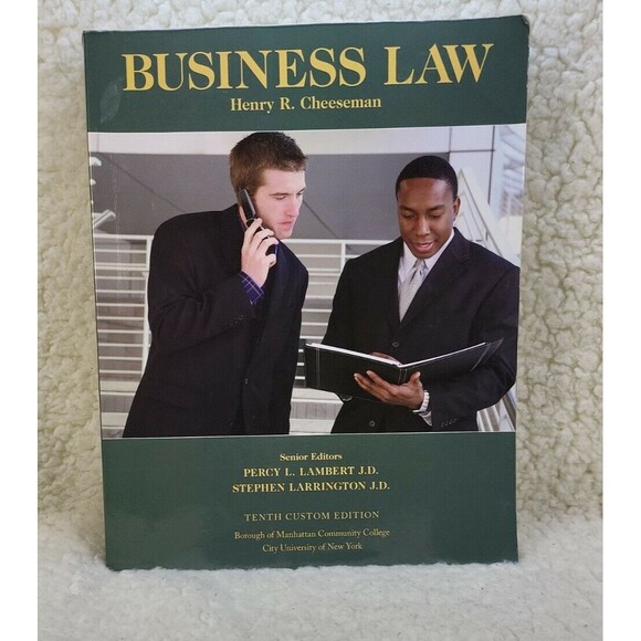 Business Law Tenth Custom Edition for Borough of Manhattan Community College. - Picture 1 of 4